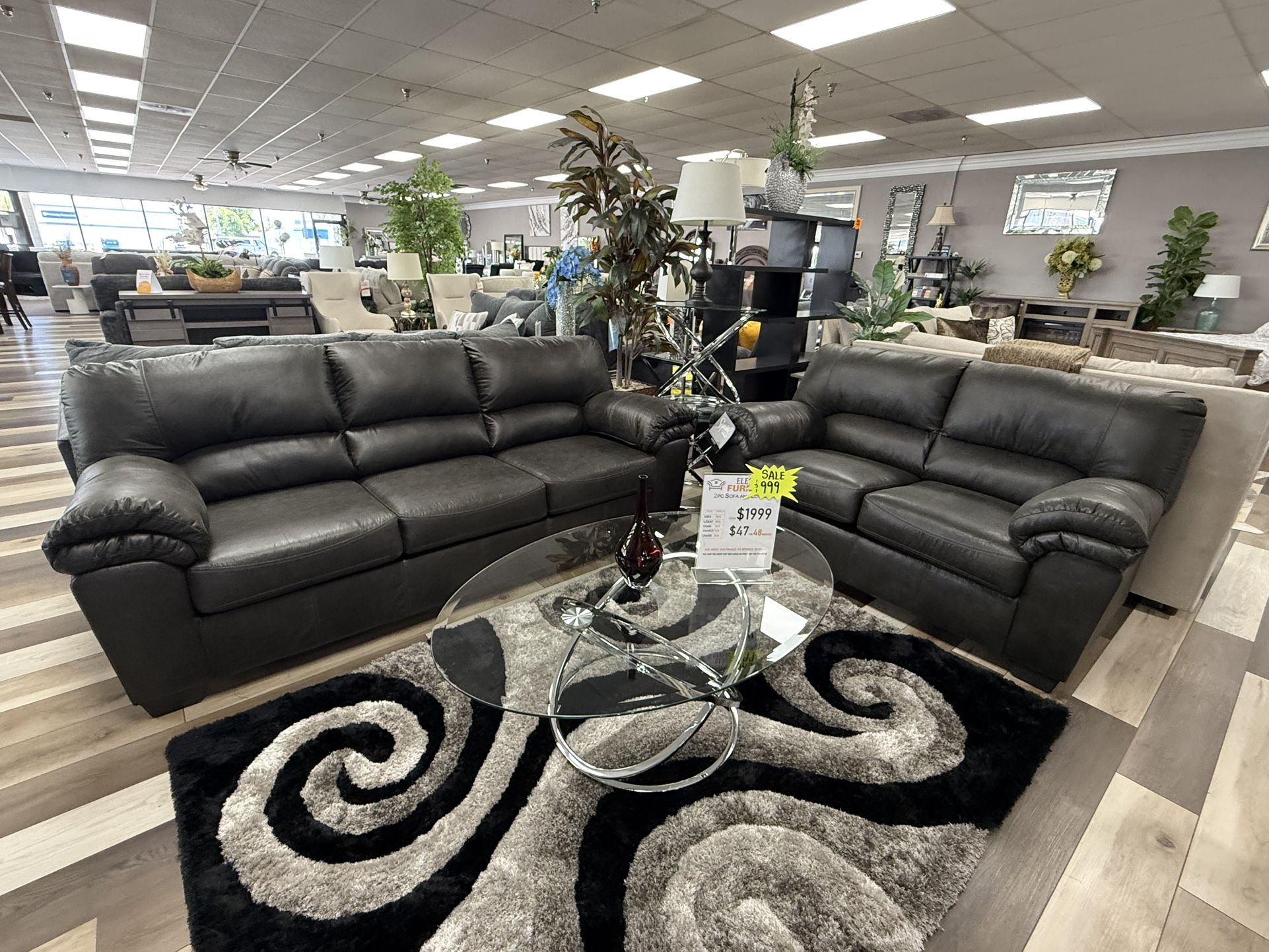 2 Pc Sofa And Loveseat 