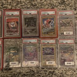 Pokemon PSA Slabs (For Trade / For Sale)