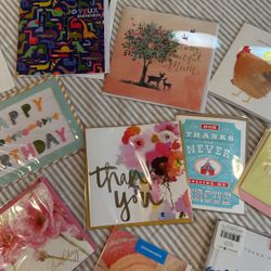 Assorted Cards - Birthday, Mothers Day, Thank You Cards 