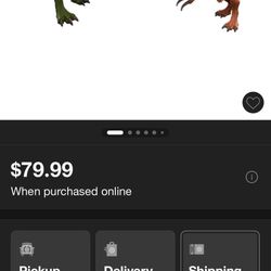 Jurassic World 2-Pack Of Dinosaurs Giganotosaurus & Therizinosaurus