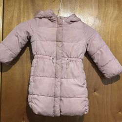 GAP KIDS Warmest Down Puffer Jacket, Pink Champagne