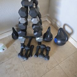 Dumbbells+ Kettlebells 
