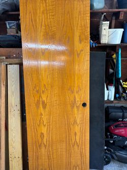 Free solid core wood door