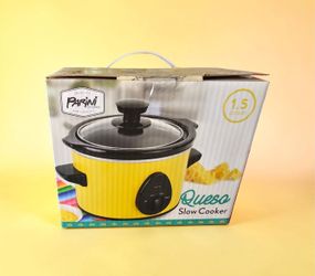 ​Parini 1.5-Qt Queso Slow Cooker - Vibrant Yellow (Brand New in Box)