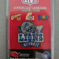 90s NFL Detroit Lions Pin
