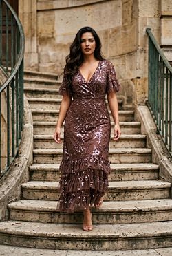New with Tags Mac Duggal gown 14w