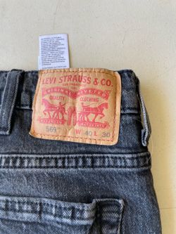 Levi’s jeans black 569 waist 40 length 30