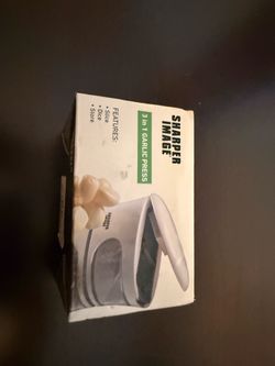Sharper Image 3-in-1 Garlic Press