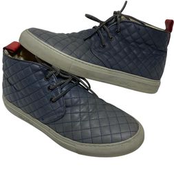 Del Toro Alto Chukka Sneakers Mens Shoes Size 9 Blue Grey Italy