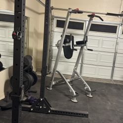 HOIST Dip Station & REP Squat Rack 