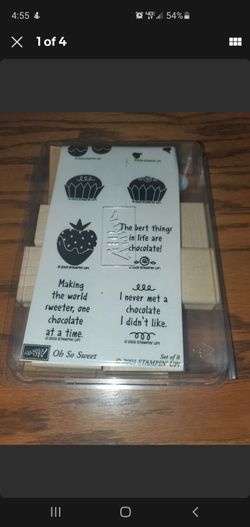 2003 STAMPIN' UP! OH SO SWEET - Complete 8 Stamp Set - NEW