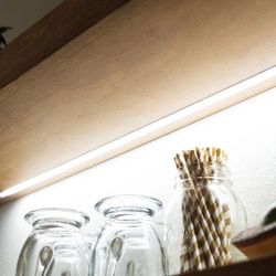 Floating Shelf with LED Light