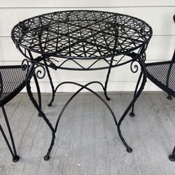 Carolina Forge Wrought Iron Patio Set