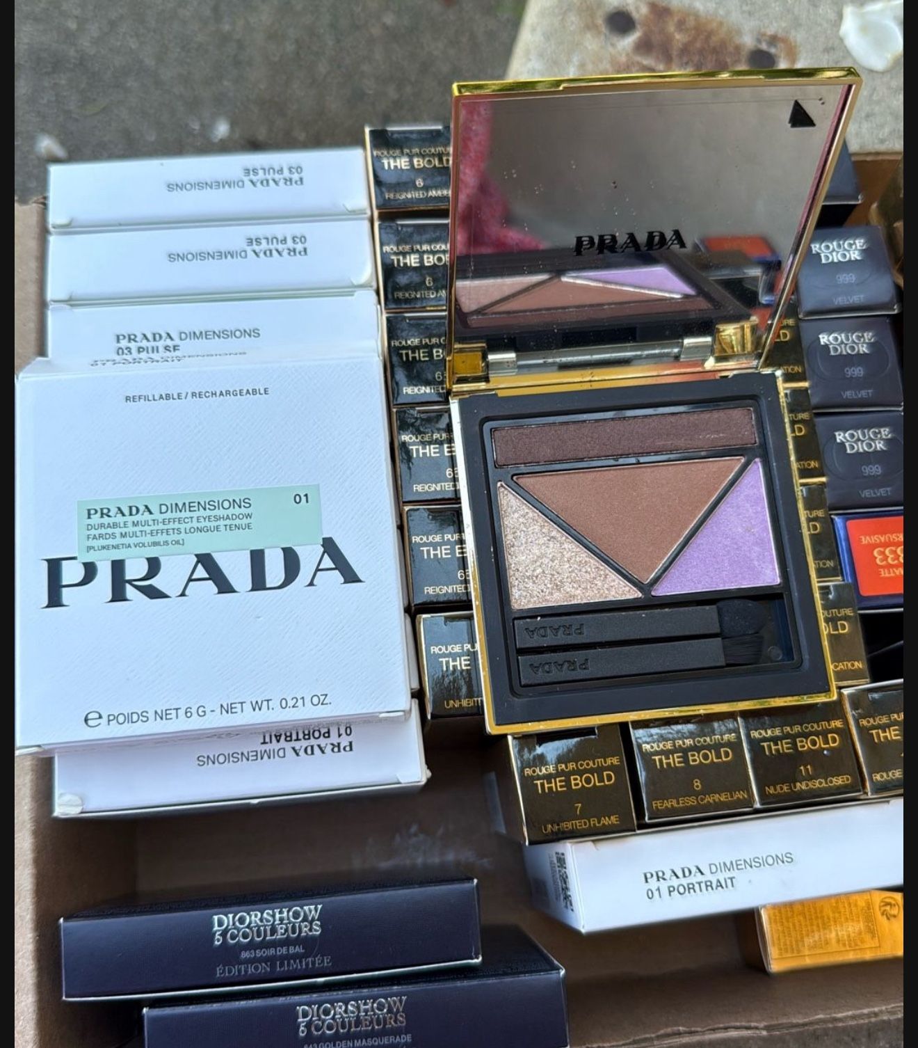 Prada Eyeshadow Pallette N1 MRSP $60 Brand New Satisfaction Guaranteed