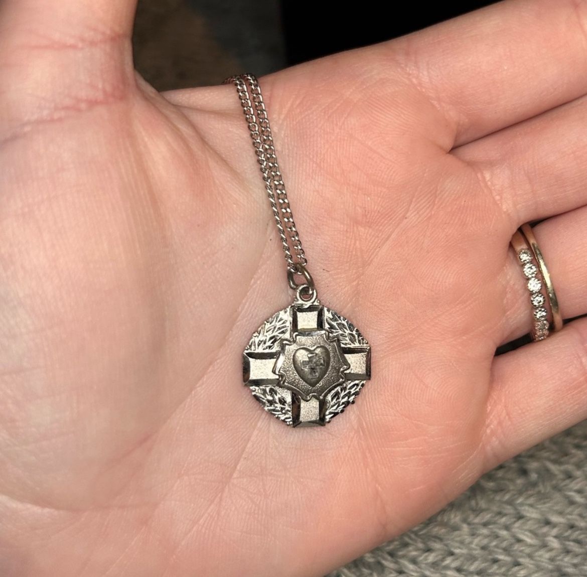 Sterling I Am A Lutheran Necklace 