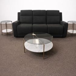 RECLINER SOFA in Charcoal Color 🩶🖤🩶🖤🩶🖤