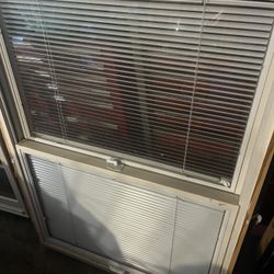 Single Window With Blinds 