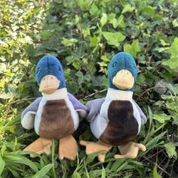 Vintage Plush Mallard Duck