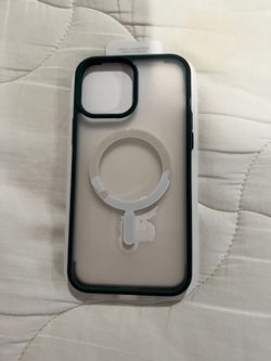 Buy 1 /Get 2 free | Iphone CASE, 13 Pro Max Clear Case Mag Safe / green Accent