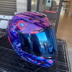 Women’s Icon Airmada Opacity Full Face Motorcycle Helmet Size XS