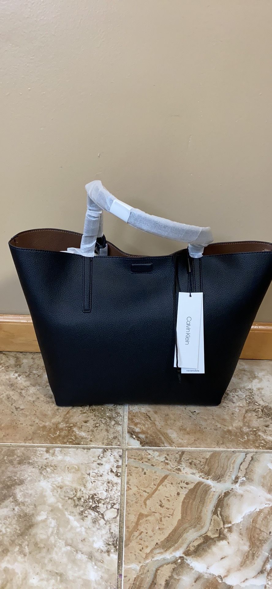 Black Calvin Klein tote