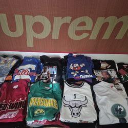 100 Mitchell & Ness Tshirts officially licensed