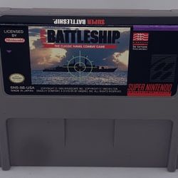 Super Battleship (Super Nintendo Entertainment System, 1993) ONLY CART/TESTED