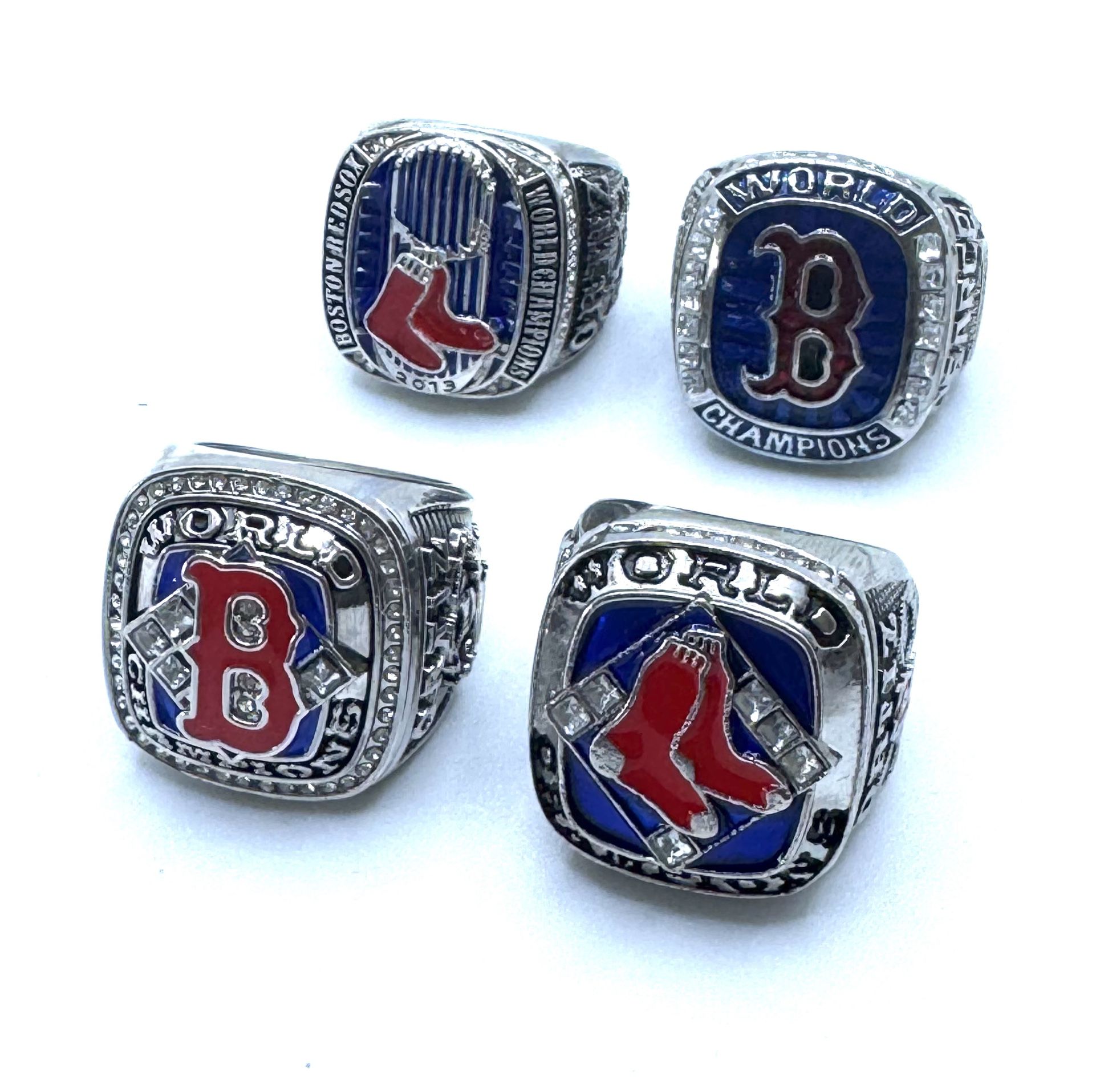 Boston Red Sox World Series Championship Replica Rings Set