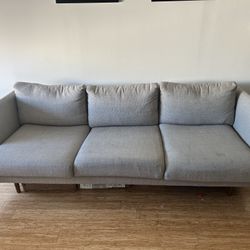 Mid-Century Modern 84” Upholstered Sofa