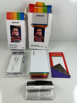 Polaroid Hi-Print 2x3 Pocket Photo Printer 009128 Gen 2 Bundle Fully Tested