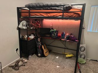 Twin loft bed
