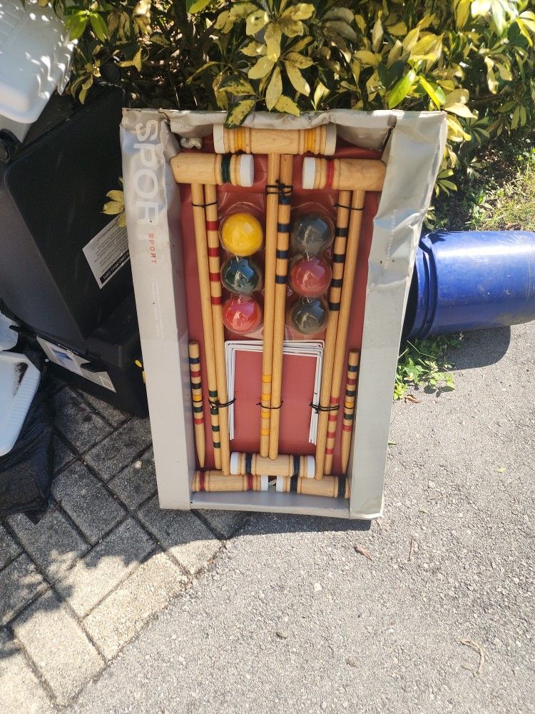 Croquet Set For 6 Players