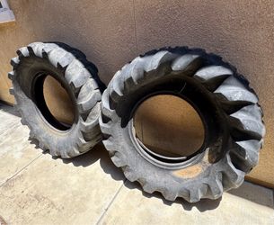 2 Tractor Tires - Exercise Equipment
