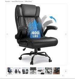 BOSSIN Executive Office Chair,Big and Tall Office Chair with Ergonomic,High Back,and Lumbar Support - New Black