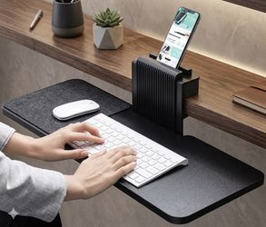 Brand New Keyboard Tray Desk Clamp On Keyboard Holder