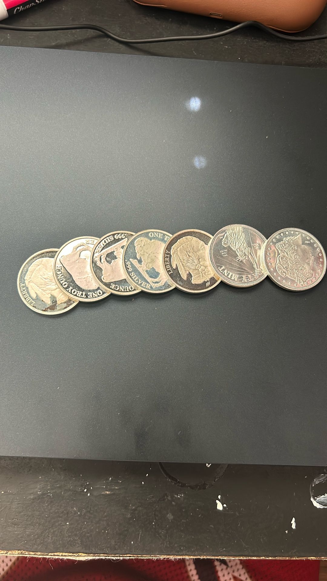 7 Generic 1 Oz Coins
