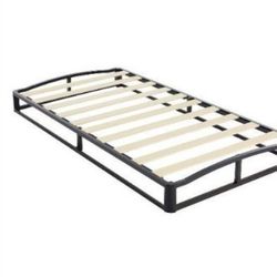 Metal Platform Bed Frame with Wood Slat Support, Twin ( New In Box)