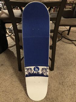 Custom Dodgers Skateboard