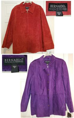 Womens Genuine Leather/Seude Dress Jacket/Coat Size 3X. (Speak English/Spanish)