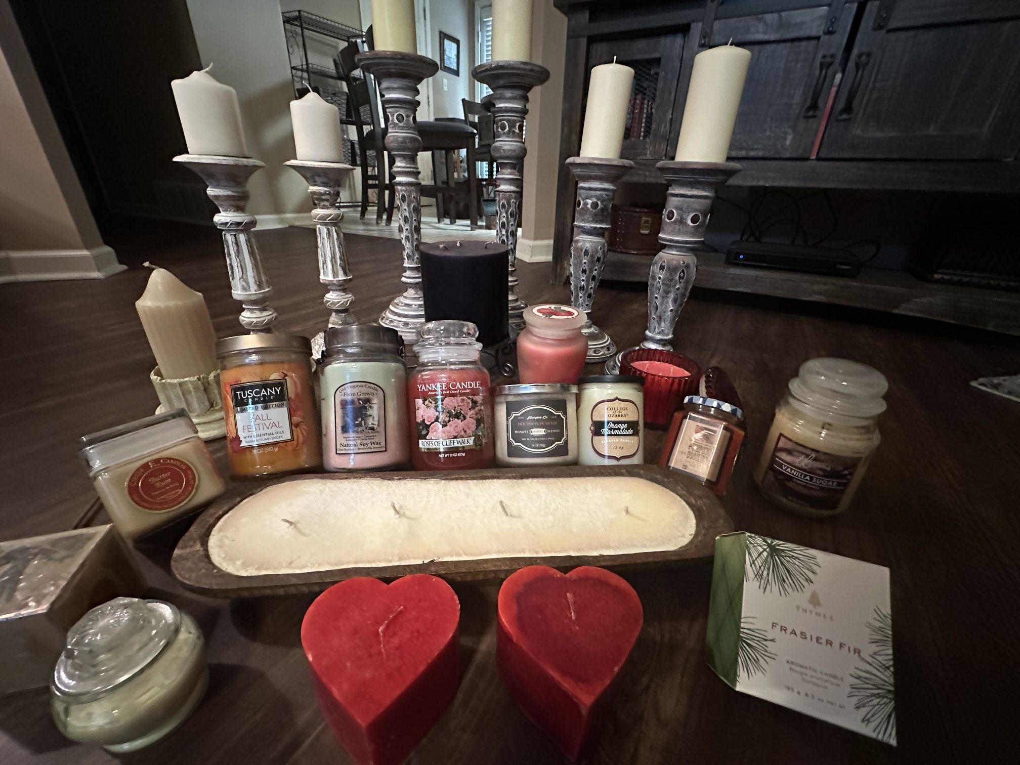 New Candles And Candle Holders