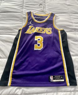 Nike Jordan Lakers Jersey #3 Anthony Davis Size Large