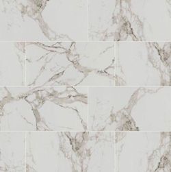 MSI Crystal Bianco 12 in. x 24 in. Polished Porcelain Stone Look Floor and Wall Tile (16 sq. ft. /Case)