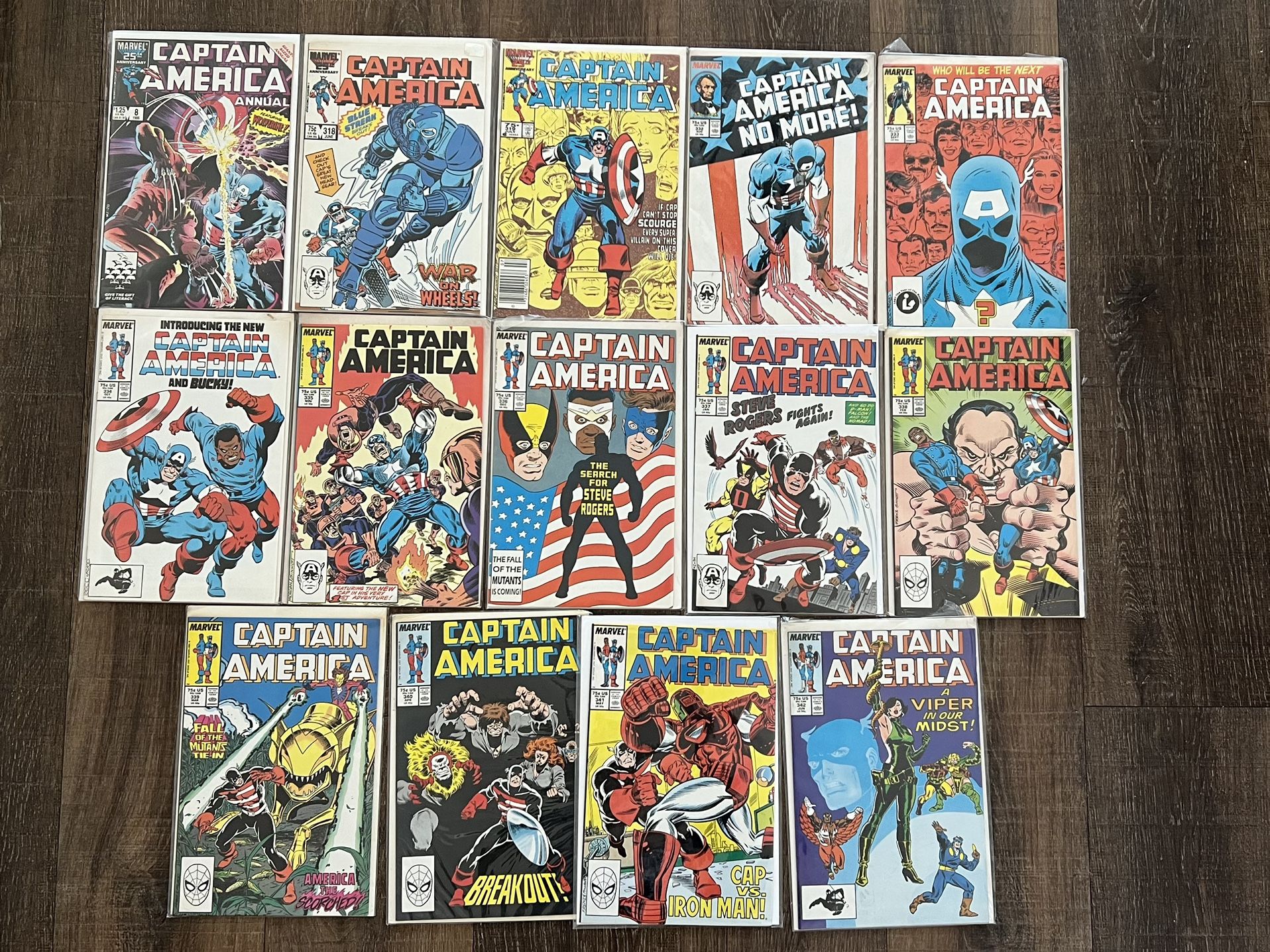 Comics lot Captain America - Need Gone ASAP