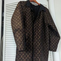 Louis Vuitton Windbreaker Monogram Jacket Reversible (XXL) Rare! $325