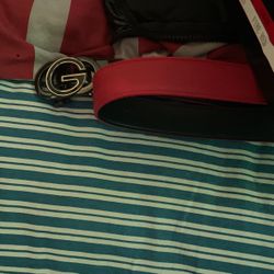 Red Gucci Belt