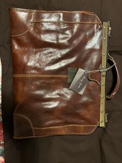 Genuine Leather Travel Bag - NEW