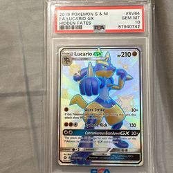 hidden fates lucario psa 10