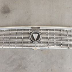 Original 1963 Plymouth Valiant Car Aluminum Grille & Emblem Mopar