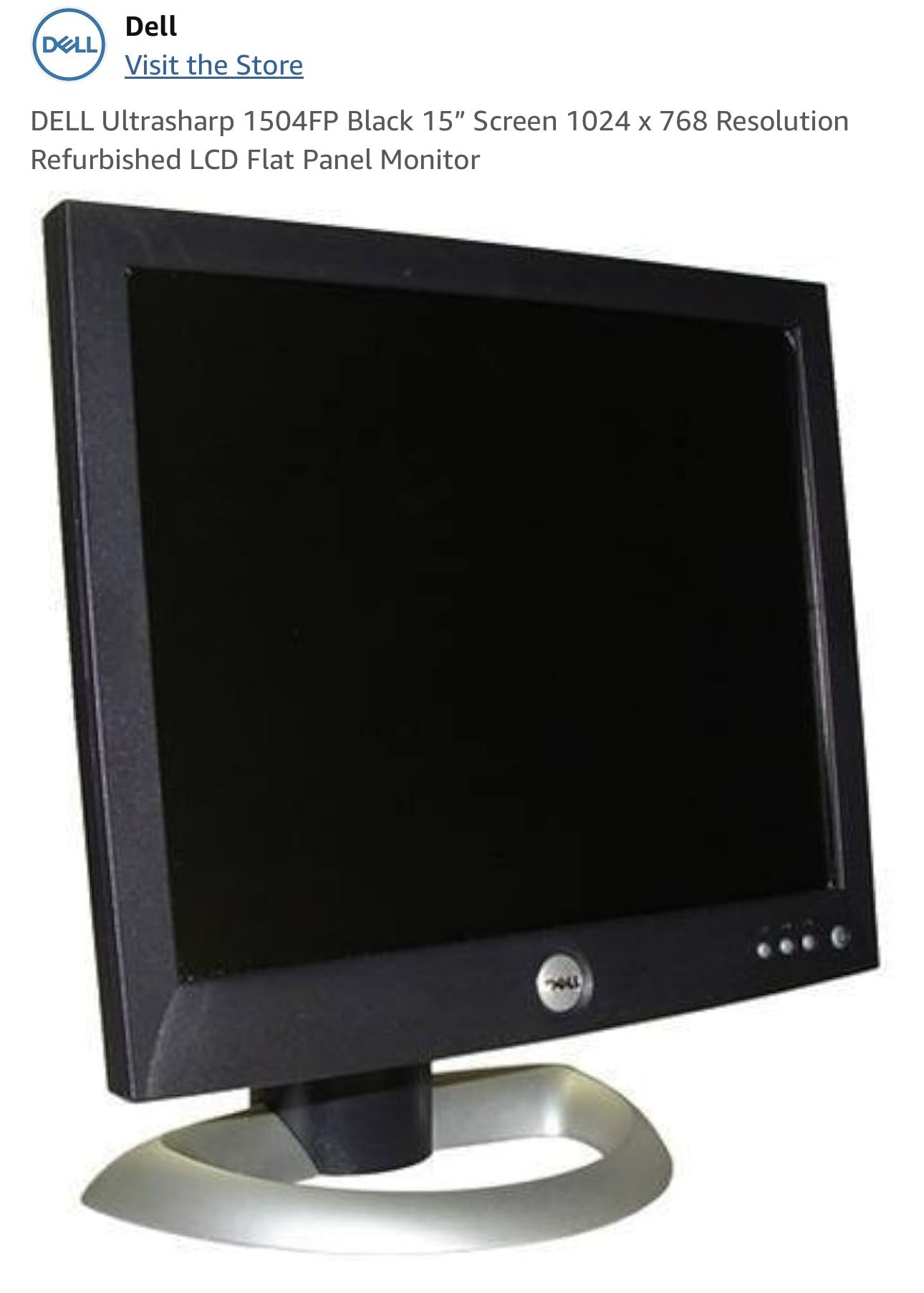 Dell 15” LED Monitor
