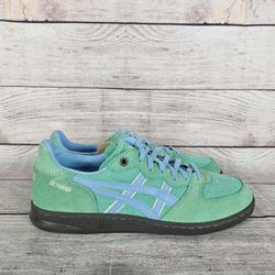 ASICS Skyhand OG Sneakers Shoes Men Sz 7.5 Green Blue Suede Retro Lifestyle NWOB